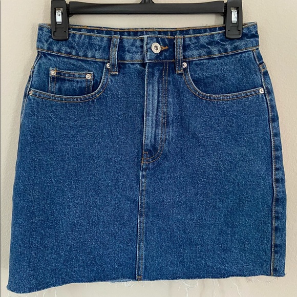 Zara Skirts Zara Denim Mini Skirt Poshmark